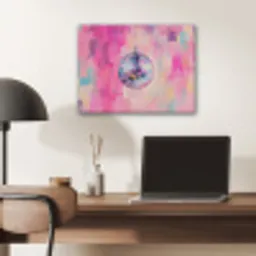 Discobal - Pink - Verf PET vilt klein -sfeer5