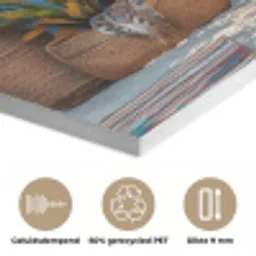 Deur - Manden - Planten PET vilt klein -closeup_NL