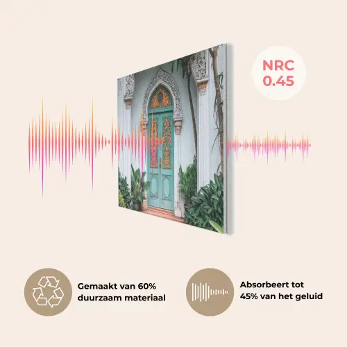 Deur - Patronen - Planten PET vilt klein -USP_NL