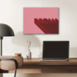 Dream - 3D - Rood - Roze PET vilt klein -sfeer5