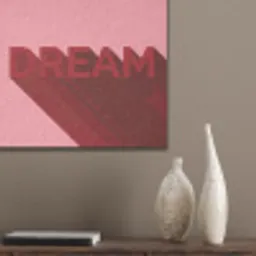 Dream - 3D - Rood - Roze PET vilt klein -sfeer6_closeup