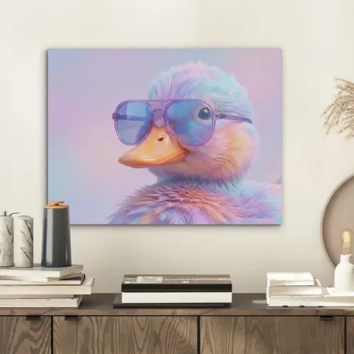 Eend - bril - Pastel PET vilt klein -sfeer1