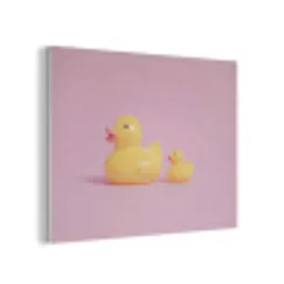 Eendjes - Vrolijk - Roze PET vilt klein -3d