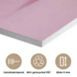 Eendjes - Vrolijk - Roze PET vilt klein -closeup_NL