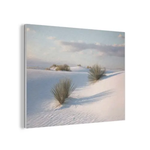 Duinen - Gras - Wolken - Beige PET vilt klein -3d
