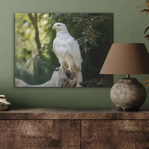 Arend - Hout - Wit - Planten PET vilt klein -sfeer2