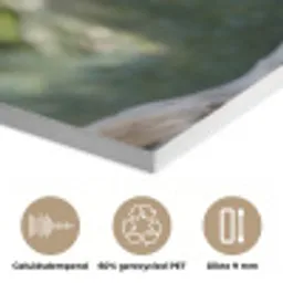 Arend - Hout - Wit - Planten PET vilt klein -closeup_NL