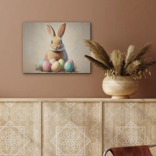 Paashaas - Pastel - Eieren PET vilt klein -sfeer4