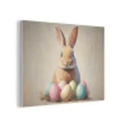 Paashaas - Pastel - Eieren PET vilt klein -3d