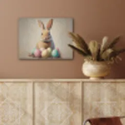 Paashaas - Pastel - Eieren PET vilt klein -sfeer4