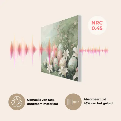 Paaseieren - Pasteltinten - Bloemen PET vilt klein -USP_NL