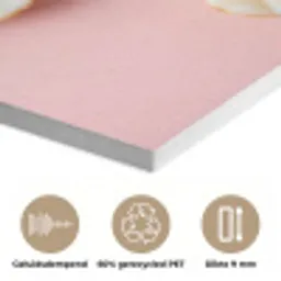 Eieren - Bloem - Roze PET vilt klein -closeup_NL