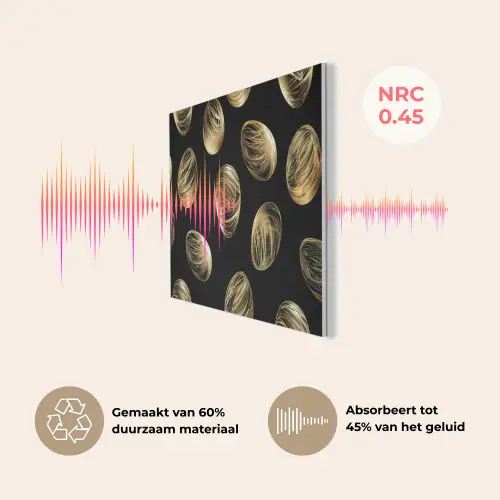 Eieren - Goud - Patroon PET vilt klein -USP_NL