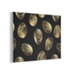Eieren - Goud - Patroon PET vilt klein -3d