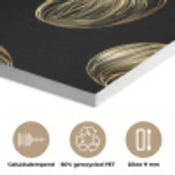 Eieren - Goud - Patroon PET vilt klein -closeup_NL