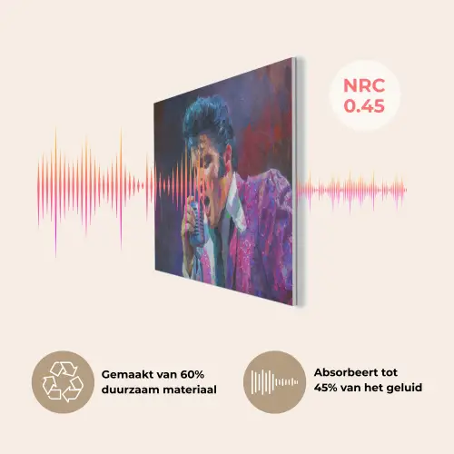 Expressief - Microfoon - Paars PET vilt klein -USP_NL