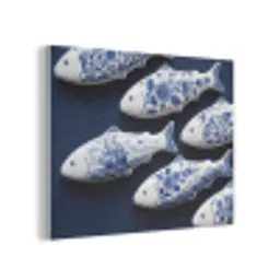 Vissen - Delfts - Blauw - Keramiek PET vilt klein -3d