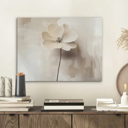 Bloem - Beige - Verf - Schaduw PET vilt klein -sfeer1
