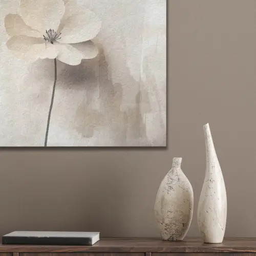 Bloem - Beige - Verf - Schaduw PET vilt klein -sfeer6_closeup