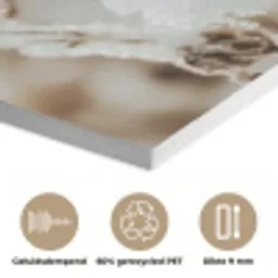Bloemen - Beige - Winter PET vilt klein -closeup_NL