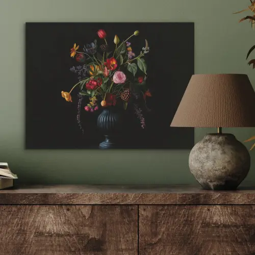Bloemen - Bessen - Klassiek PET vilt klein -sfeer2