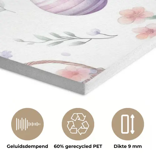 Bloemen - Paaseieren - Patroon PET vilt klein -closeup_NL