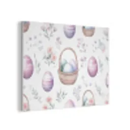 Bloemen - Paaseieren - Patroon PET vilt klein -3d