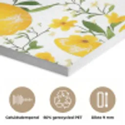 Bloemen - Paaseieren - Geel PET vilt klein -closeup_NL