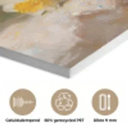 Bloemen - Eieren - Geschilderd PET vilt klein -closeup_NL