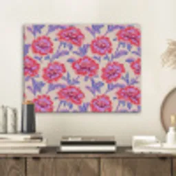 Bloemen - Patroon - Meerkleurig PET vilt klein 837 -sfeer1