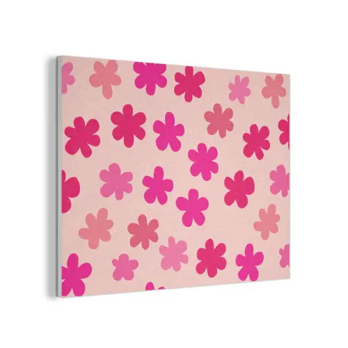 Bloemen - Patroon - Roze PET vilt klein -3d