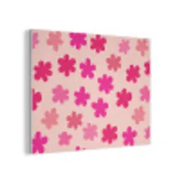 Bloemen - Patroon - Roze PET vilt klein -3d