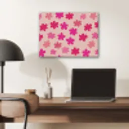 Bloemen - Patroon - Roze PET vilt klein -sfeer5