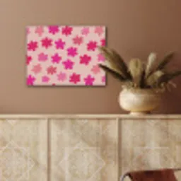 Bloemen - Patroon - Roze PET vilt klein -sfeer4