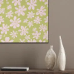 Bloemen - Roze - Getekend - Patroon PET vilt klein -sfeer6_closeup
