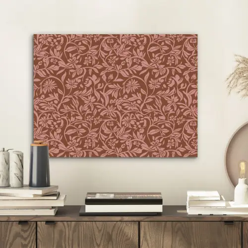 Bloemen - Print - Roze PET vilt klein 837 -sfeer1
