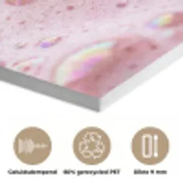 Schuim - Structuur - Roze PET vilt klein -closeup_NL