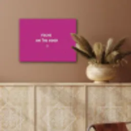 Focus - Smiley - Roze PET vilt klein -sfeer4