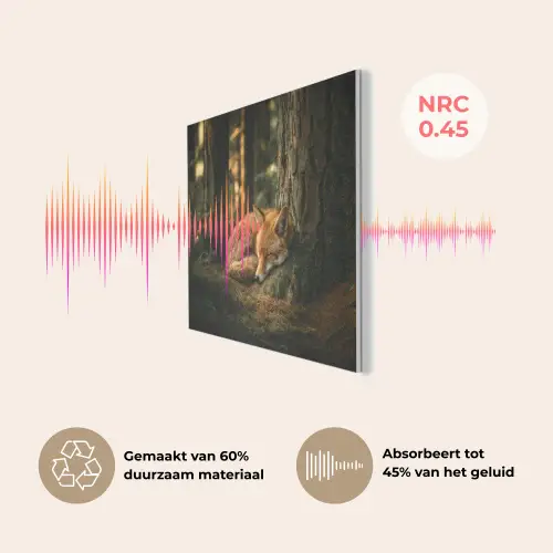 Vos - Bos - Slapen PET vilt klein -USP_NL