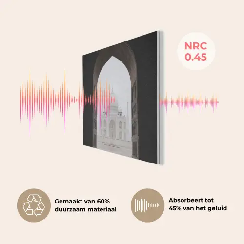 Donkere poort - Symmetrische koepel - Minaretten PET vilt klein -USP_NL