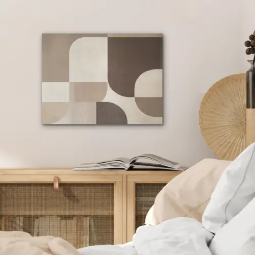 Geometrisch - Geweven structuur - Modern PET vilt klein -sfeer3