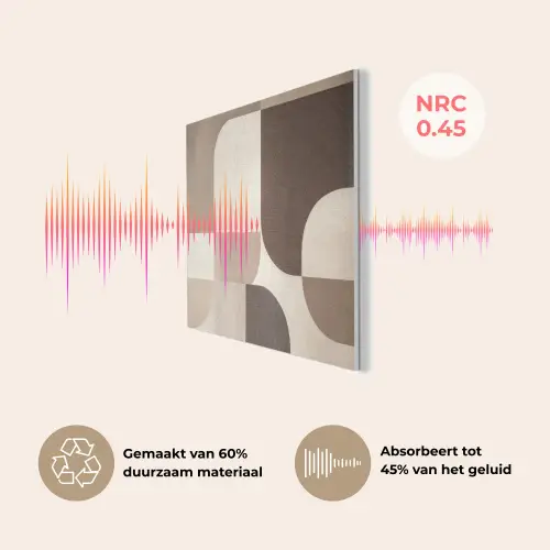 Geometrisch - Geweven structuur - Modern PET vilt klein -USP_NL
