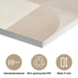 Geometrisch - Geweven structuur - Modern PET vilt klein -closeup_NL