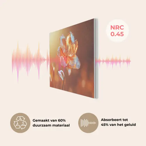 Glazen - Bloem - Zonlicht PET vilt klein -USP_NL