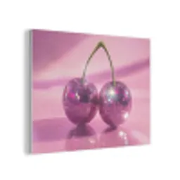 Glitter - Discobol - Roze - Kersen PET vilt klein -3d