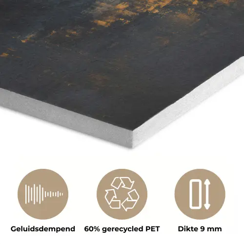 Gouden Reflectie op Water PET vilt klein -closeup_NL