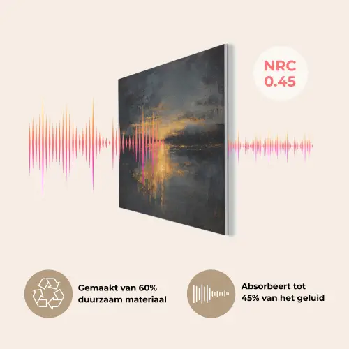 Gouden Reflectie op Water PET vilt klein -USP_NL