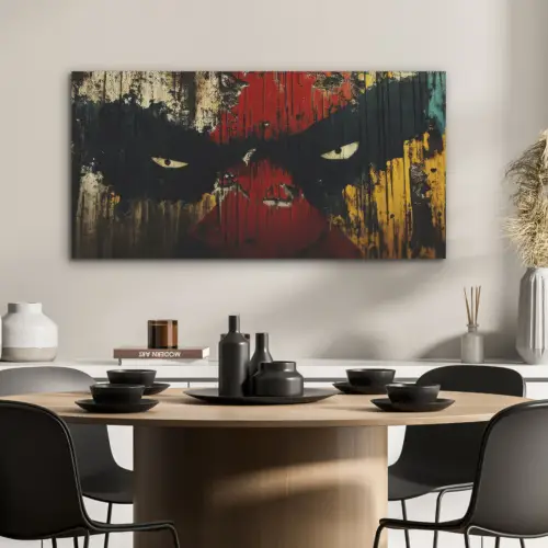 Graffiti - Ogen - Abstract PET vilt middel -sfeer1