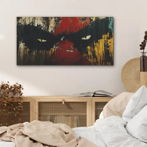 Graffiti - Ogen - Abstract PET vilt middel -sfeer3