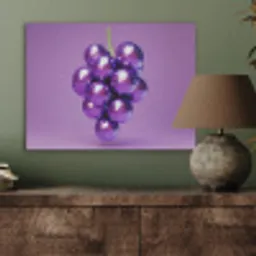Druif - Disco - Glitter - Paars PET vilt klein -sfeer2